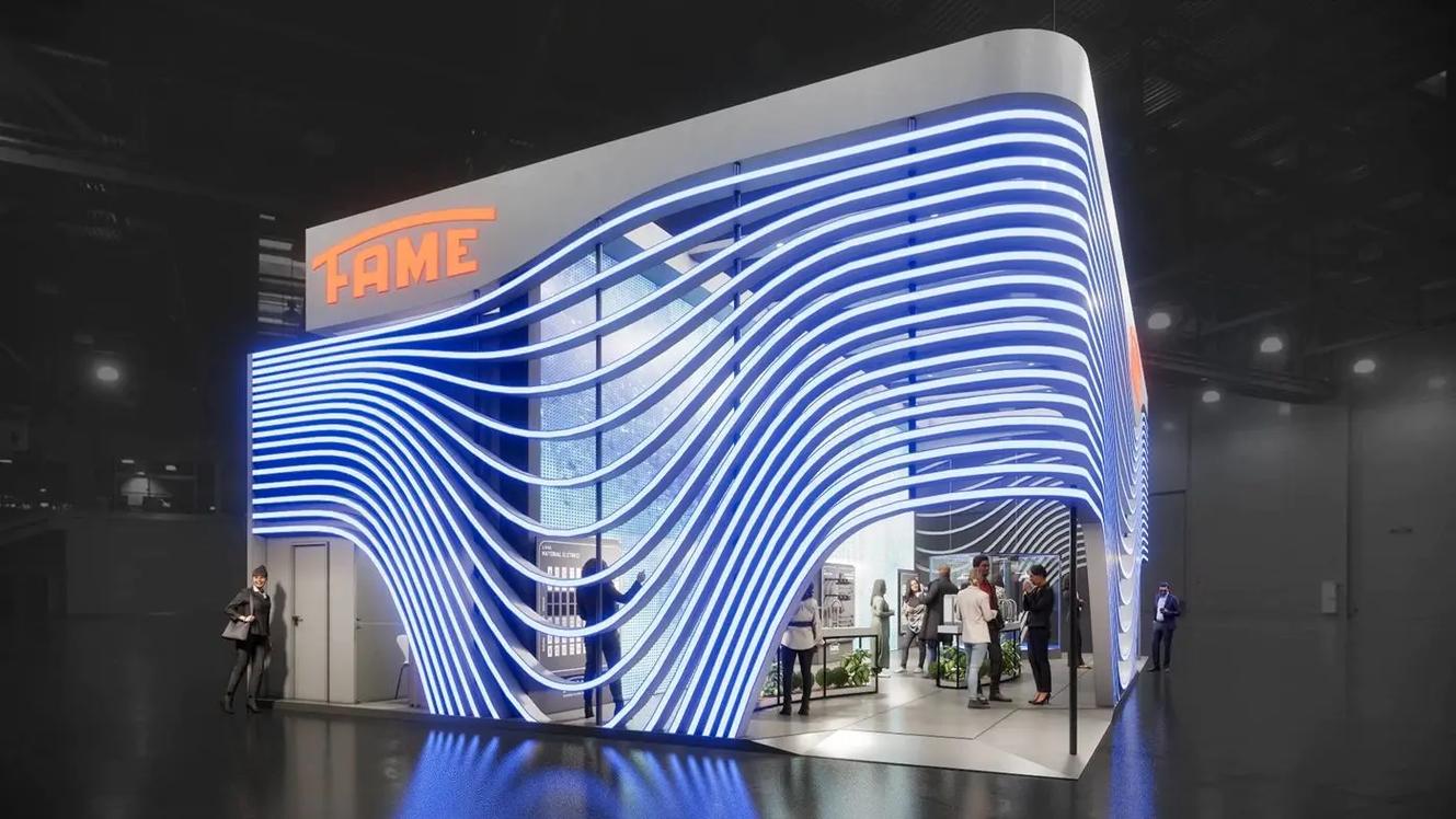 深圳广州展览会展台设计策划搭建效果图欣赏